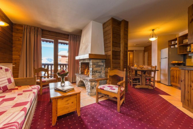 3-room apartment 4 people . - Résidence Chalet Altitude 5* - Val Thorens
