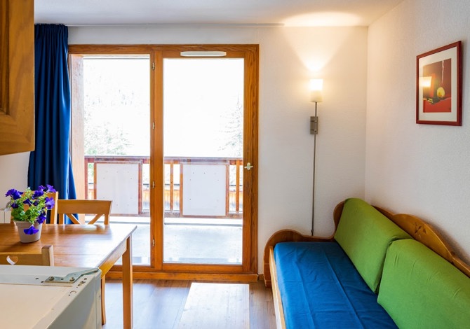 2-room apartment 4/6 people Mountain Corner . - travelski home classic - Residence Les Balcons de Bois Méan 3*. - Les Orres