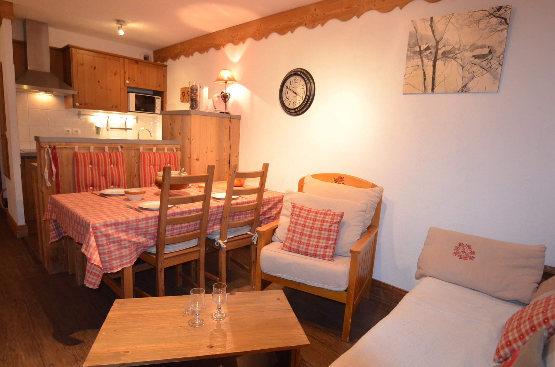 2 pieces 4 personnes confort 202. - Apartements ARGENTIERE - Les Menuires Reberty 1850