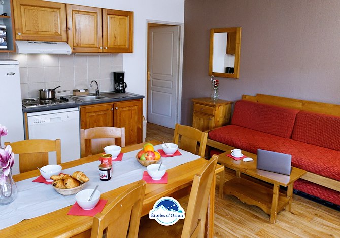 2 bedrooms + cabin area 6/8 people - Résidence Vacanceole Etoiles d'Orion 3* - Orcières Merlette 1850