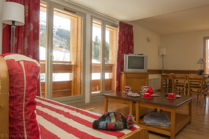 Studio 2 people - Résidence Vacanceole Le Hameau de Valloire 3* - Valloire