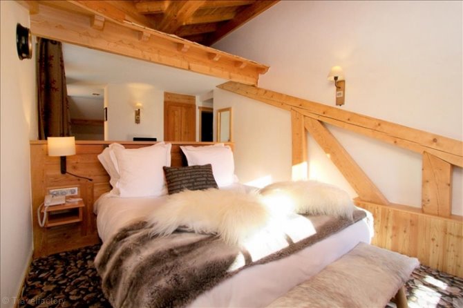 Suite 2 chambres 3 personnes Ecrin Familiale - Hôtel Chalet Mounier 4* - Les Deux Alpes Venosc