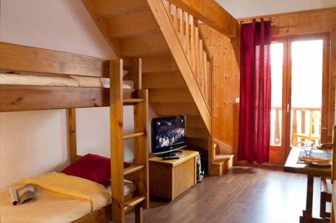 3 rooms apartment for 8 persons + mezzanine or mountain corner - Résidence Madame Vacances Les Fermes de Saint Sorlin 2* - Saint Sorlin d'Arves