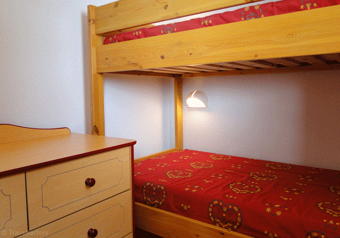 1 bedroom + cabin room in duplex 4/6 people - Résidence Les Flocons d'Argent 3* - Aussois