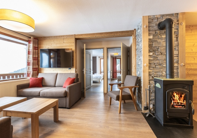 5 Pieces 8/10 personnes - Résidence Les Balcons de Belle Plagne & Spa 4* - Plagne - Belle Plagne