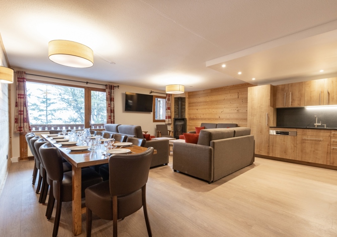 7 Pieces 12/14 personnes - Résidence Les Balcons de Belle Plagne & Spa 4* - Plagne - Belle Plagne