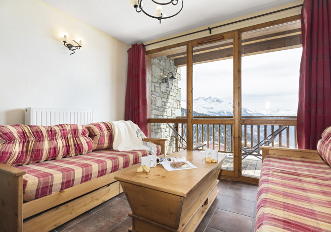 3 Pieces 4/6 Persons - Résidence Les Balcons de La Rosière 4* - La Rosière