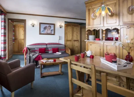 3 Pieces 4/6 personnes cabine court-sejour - Résidence Village Montana Soleil 4* - Val Thorens