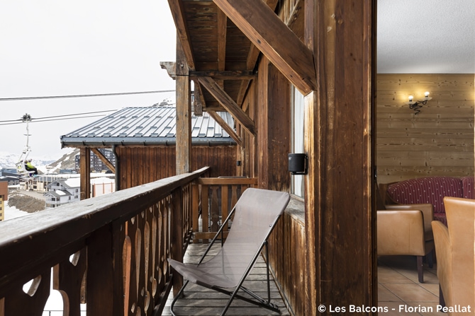 2 mezzanine rooms + cabin room + Alcove area - 11 guests - Résidence Les Balcons Le Val Chavière - Val Thorens