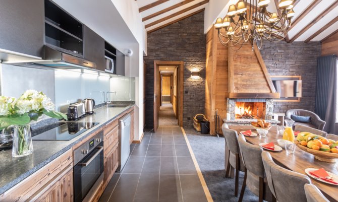 4 bedrooms for 8 guests - Résidence Chalet Altitude 5* - Val Thorens