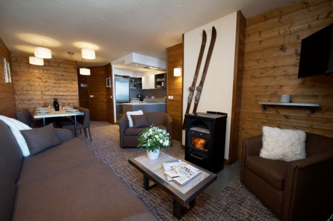 4 bedrooms for 8 guests - Résidence Val 2400 4* - Val Thorens