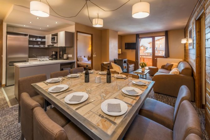 5 bedrooms for 10 guests - Résidence Val 2400 4* - Val Thorens