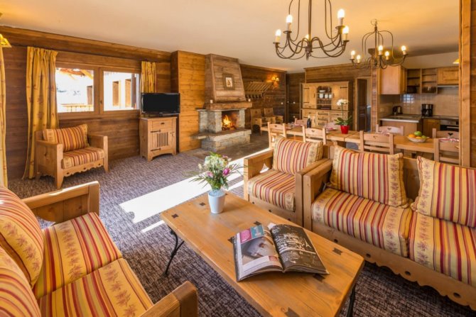 5 bedrooms for 10/12 guests - Résidence Chalet de L'Ours 5* - Les Arcs 2000