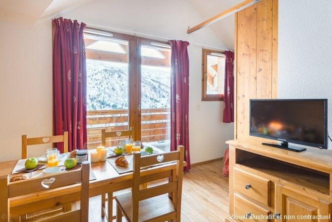2-room apartment 4 people . - travelski home select - Chalets Le Grand Panorama II 3* - Valmeinier