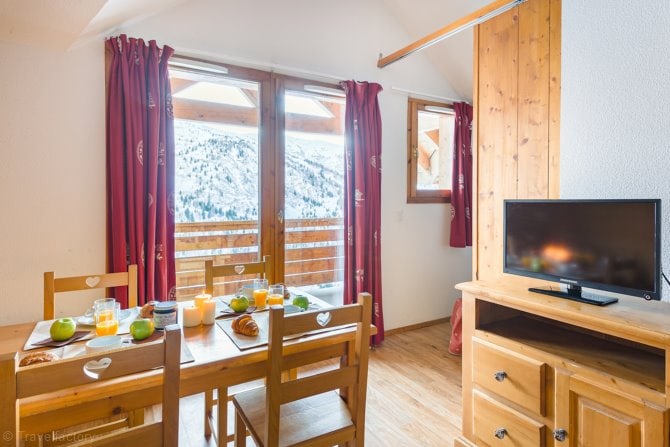 2-room cabin apartment 6 people . - travelski home select - Chalets Le Grand Panorama II 3* - Valmeinier