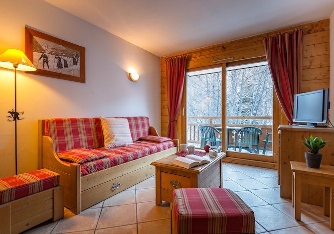 5 Rooms for duplex 10 guests - Résidence Lagrange Vacances Le Hameau du Rocher Blanc 4* - Serre Chevalier 1350 - Chantemerle