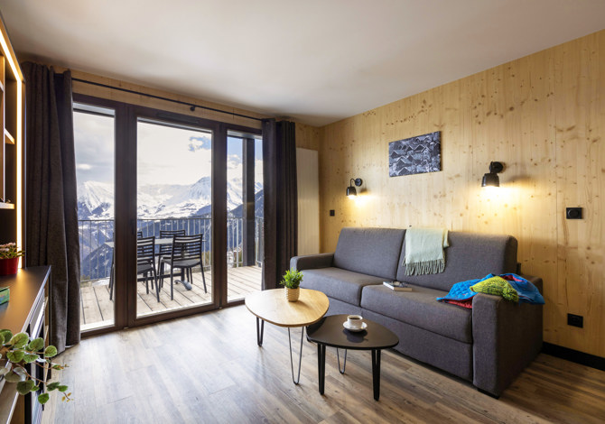 3 Rooms 6 People Comfort Mountain View - Résidence Club MMV L’Etoile des Sybelles 4* - Le Corbier