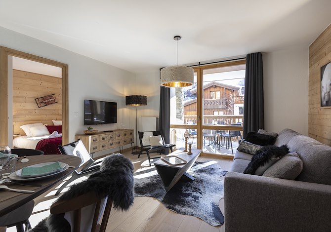 2 bedrooms + 2 Cabin rooms 10 people - Résidence Neige et Soleil - Les Deux Alpes Centre