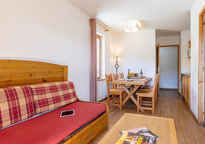 1 bedroom + cabin room 5/6 people - Résidence Madame Vacances Les Fermes de Saint Sorlin 2* - Saint Sorlin d'Arves