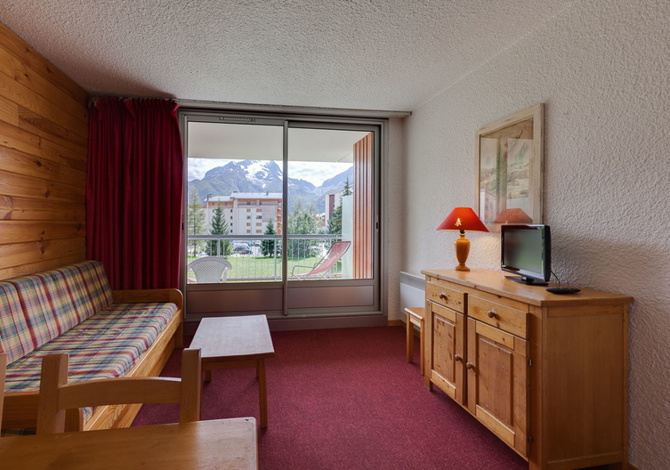2 Pieces 6 personnes - Résidence Vacanceole Côte Brune - Les Deux Alpes Centre