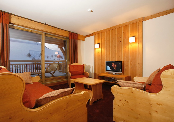2 bedrooms + cabin room 6 people - Résidence Vacanceole Le Goleon - Val écrins - Les Deux Alpes Centre