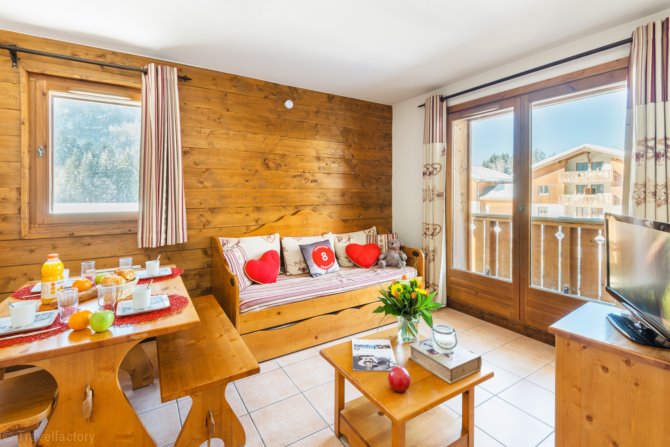 Studio cabine 4 guests - Résidence Lagrange Vacances Les Fermes de Samoëns 4* - Samoëns