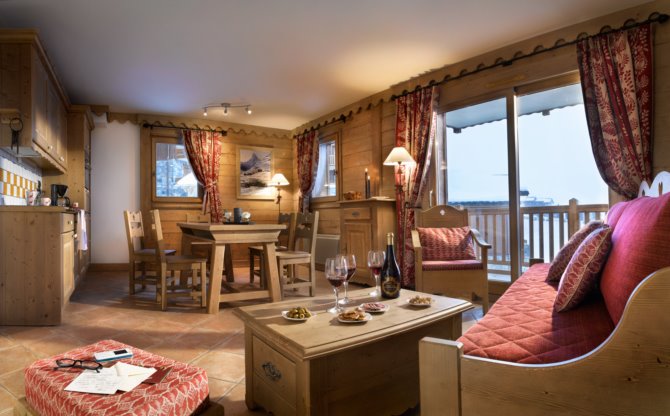 1 bedroom for 2/4 guests - Résidence CGH & SPA Les Granges du Soleil 4* - Plagne - Soleil
