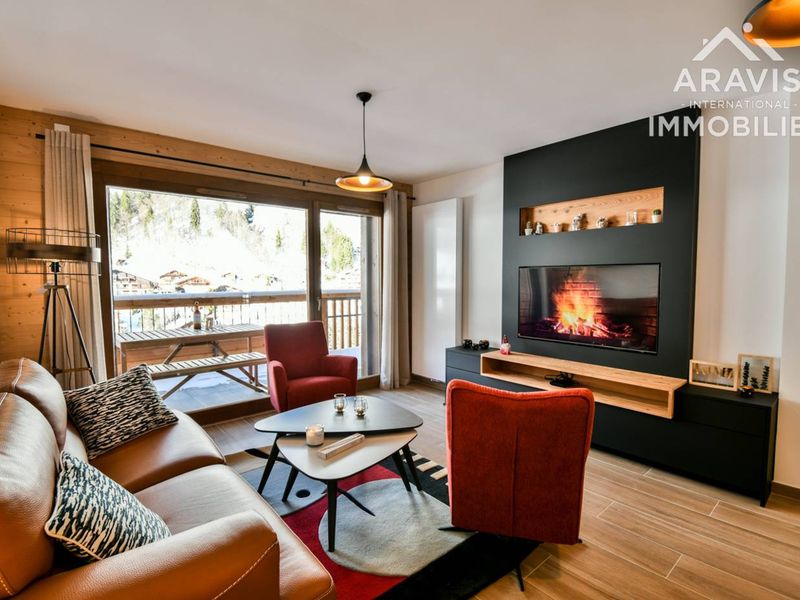Apartment Le Grand-Bornand, 3 bedrooms, 6 persons - New apartment at slopes, parking, Wi-Fi, balcony, sleeps 6 FR-1-391-188 - Le Grand Bornand