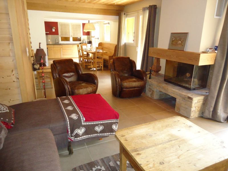 Apartment La Clusaz, 4 bedrooms, 10 persons - Ski-in, renovated duplex 4 BR, terrace, fireplace, all comfort FR-1-459-22 - La Clusaz