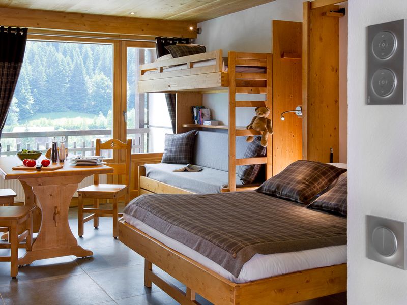 Studio Le Grand-Bornand, studio flat, 4 persons - Cozy Mountain Studio for 4 - Near Ski Slopes, Free Wellness Access, Pet-Friendly FR-1-467-27 - Le Grand Bornand