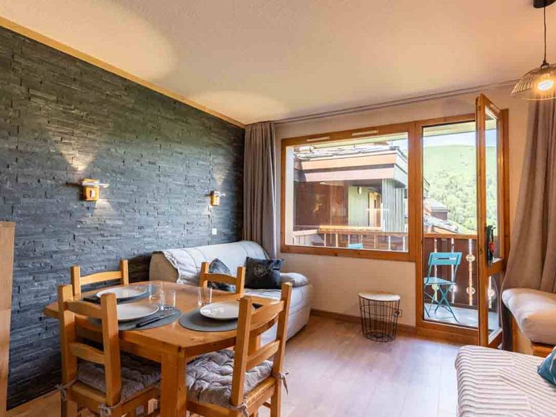 Studio Les Avanchers-Valmorel, studio flat, 4 persons - Résidence Cheval Blanc - Valmorel