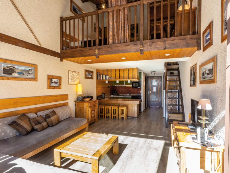 Appartement Val-d'Isere, 2 pieces, 6 personnes - Rustic Mountain-Style Duplex with Large South-Facing Terrace near Val-d'Isère Village FR-1-694-198 - Val d'Isère Centre