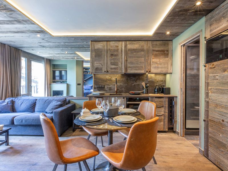 Apartment Val-d'Isère, 1 bedroom, 4 persons - Superb Ski-In/Ski-Out Apartment with Covered Parking and WiFi in Val-d'Isère FR-1-694-317 - Val d'Isère Centre