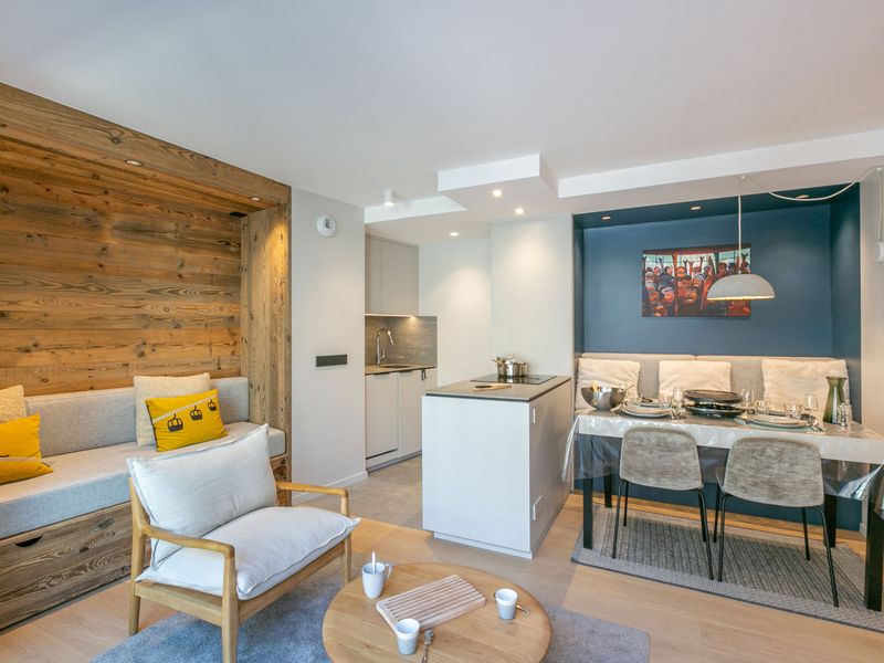 Apartment Val-d'Isère, 1 bedroom, 4 persons - Charming New Apartment with WiFi, Parking, and Ski-In/Ski-Out Access in Val-d'Isère FR-1-694-332 - Val d'Isère Le Châtelard