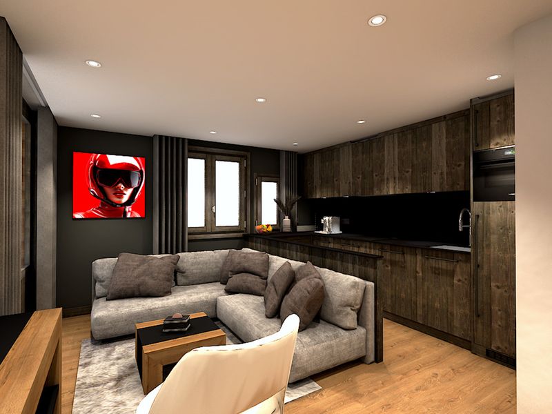 Apartment Val-d'Isere, 3 Rooms, 4 Guests - Résidence HAUTS DU ROGONEY - Val d'Isère Centre