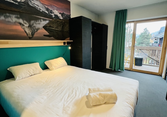 Family Room for 4 People - The People Hostel - Les Deux Alpes Centre