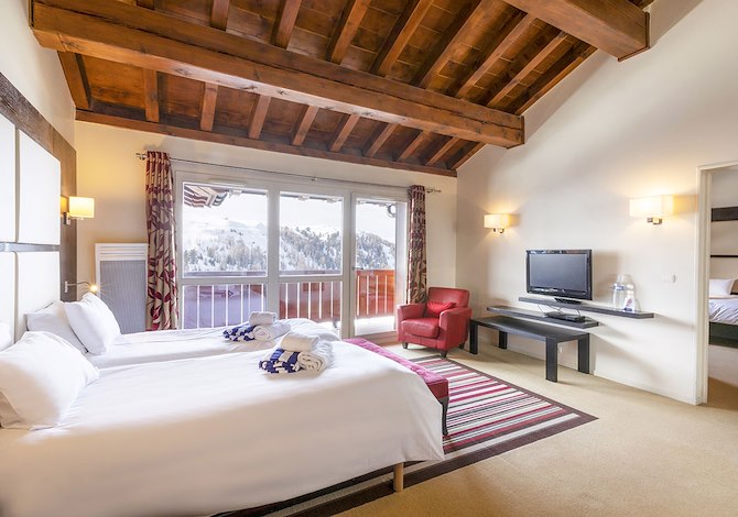 Room for 5 people Full board - Hôtel Club MMV Les 2 Domaines - Plagne - Belle Plagne