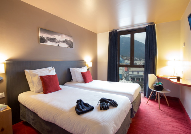 Superior Twin Room for 2 people - Hôtel Le Parc Hôtel & spa 4* - Serre Chevalier 1200 - Briançon