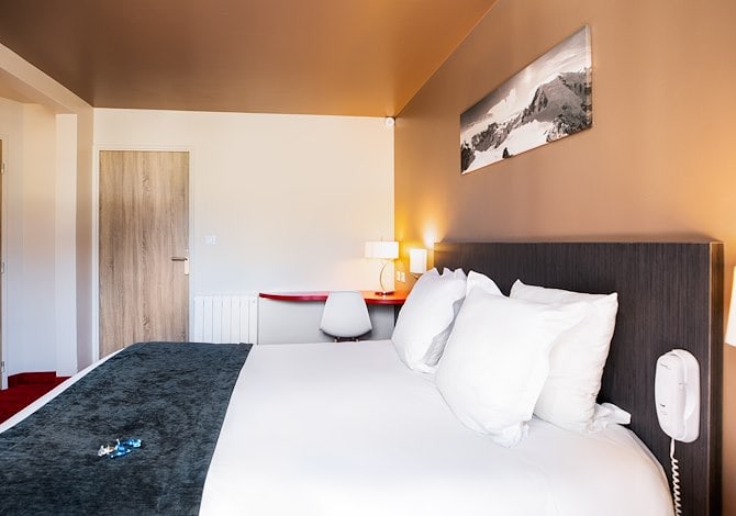 3 person room with armchair bed - Hôtel Le Parc Hôtel & spa 4* - Serre Chevalier 1200 - Briançon