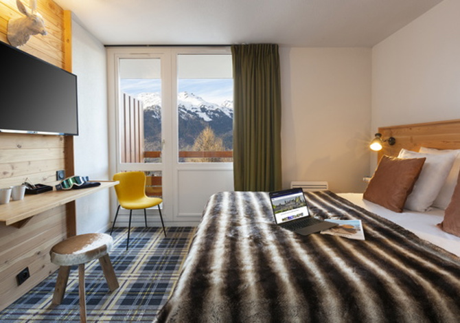 Superior Room for 2 People (double bed) with breakfast - SOWELL Family La Lauzière 3* - Plagne Montalbert