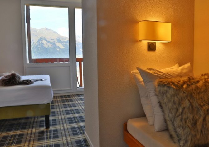 Triple room with 2 single beds, balcony and breakfast - SOWELL Family La Lauzière 3* - Plagne Montalbert