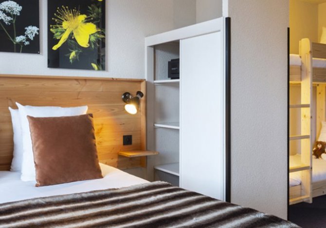 Superior Room for 4 Persons with breakfast - SOWELL Family La Lauzière 3* - Plagne Montalbert