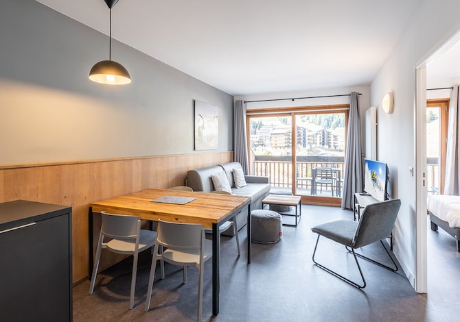 2 Pieces 4 persons Mountain view - Résidence Vacanceole Les Écrins d'Auris 3* - Auris en Oisans