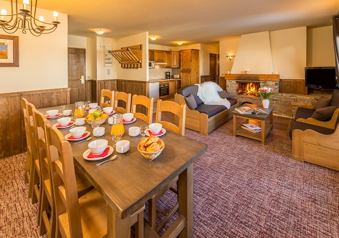 5-room apartment 8/10 guests Chalet Altitude - travelski home premium - Residence Chalets Altitude & Ours 5* - Les Arcs 2000