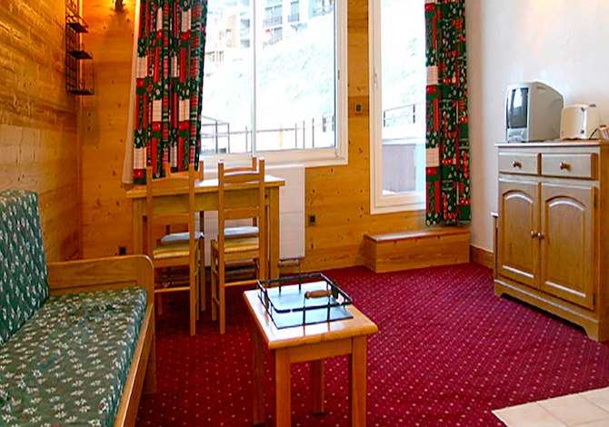 2 Pieces 6 persons Cabin - Résidence Vacanceole Lautaret 5 - Les Deux Alpes 1800