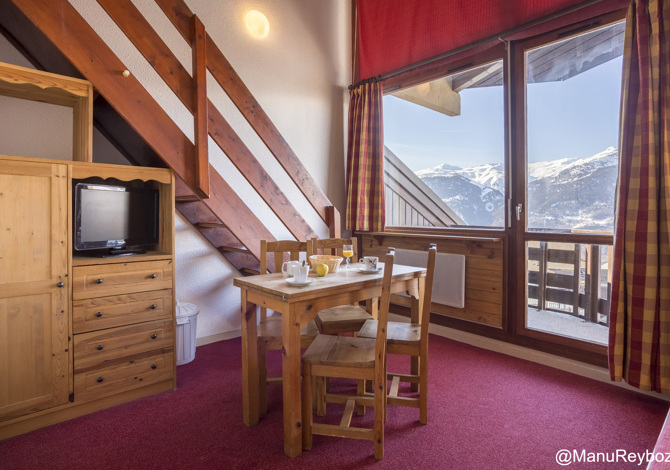 Bedroom 6 Guests (4 Adults + 2 Children) on full board - VVF La Plagne Montalbert - Plagne Montalbert