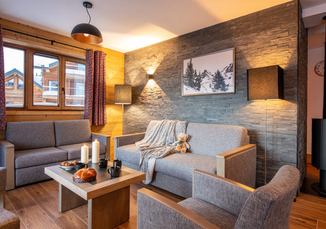 2 Pieces 4 personnes - Résidence CGH White Pearl Lodge & Spa 5* - Plagne - Soleil