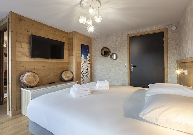 Room 4 people Tribu (2 ad&2 children) Breakfast - Hôtel Base Camp Lodge - Les Deux Alpes Venosc