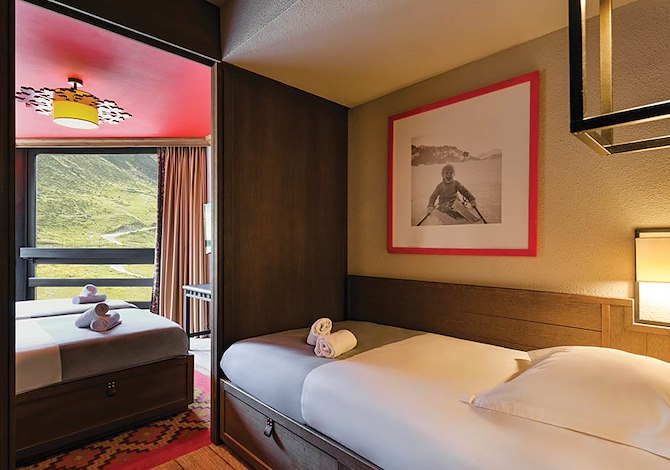 Chambre 4 personnes Privilège 2 à 6 nuits en pension complète - Belambra Clubs Tignes - Val Claret - Tignes Val Claret