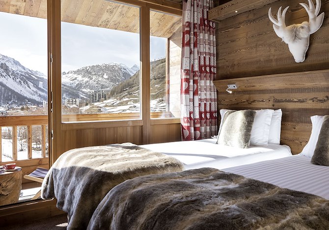 Room for 3 persons Half board - Hôtel Ski Lodge 3* - Val d'Isère Centre